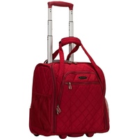 Rockland Melrose Handgepäck mit Rädern, Rot/Ausflug, einfarbig (Getaway Solids), Carry-On 16-Inch, Melrose Handgepäck mit Rädern