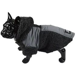 Hundejacke Mantel Hund anthrazit Gr. S
