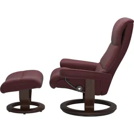 Stressless Fußhocker "View", mit Classic Base,Gestell Braun rot