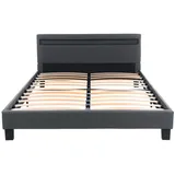 Home Deluxe Astro LED 140 x 200 cm dunkelgrau