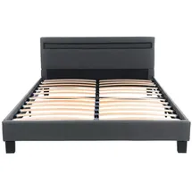 Home Deluxe Astro LED 140 x 200 cm dunkelgrau