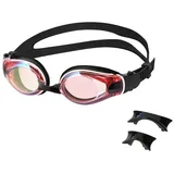 NILS AQUA Schwimmbrille Taucherbrille Schwarz Sportbrille schwarz