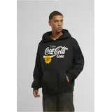 MERCHCODE Coca Cola Refreshed Oversize Hoodie | Schwarz
