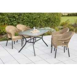 Gartentisch Ravenna Natur/ Graphitfarben ca. 150x85x80cm