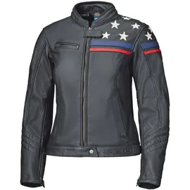 Held Midway Lederjacke Schwarz/Weiß 42