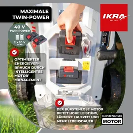 IKRA ICM 2/2037 inkl. 2 x 2,0 Ah