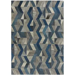 Kadima Design Stilvoller `Esk Luke` Teppich in Kühlen Tönen für Moderne Einrichtungen. 120x170 cm