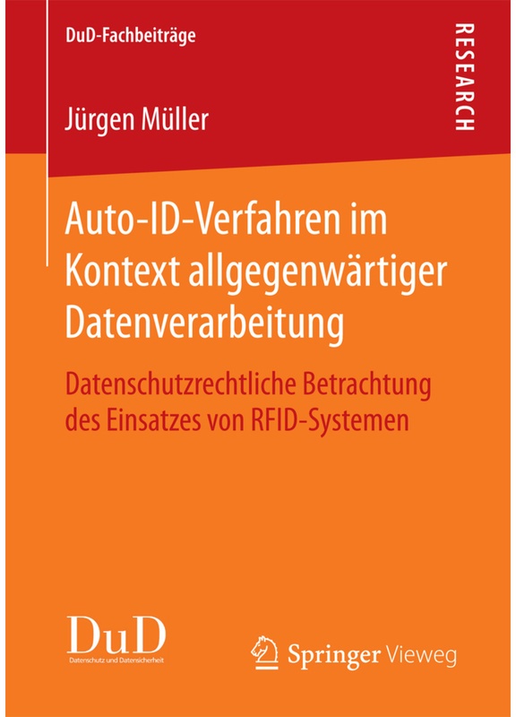 Auto-Id-Verfahren Im Kontext Allgegenwärtiger Datenverarbeitung - Jürgen Müller, Kartoniert (TB)