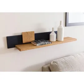 MASSIVMOEBEL24.DE Wandregal 110 x 20 x 20 cm Beige