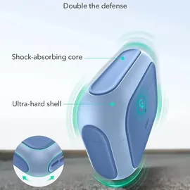 Esr Orbit Halolock Magsafe Apple Airpods Pro 3, Hellblau