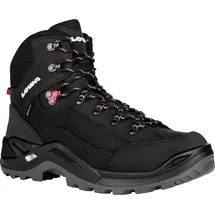 Lowa Renegade GTX Mid Herren Schwarz/Rubinrot 41,5