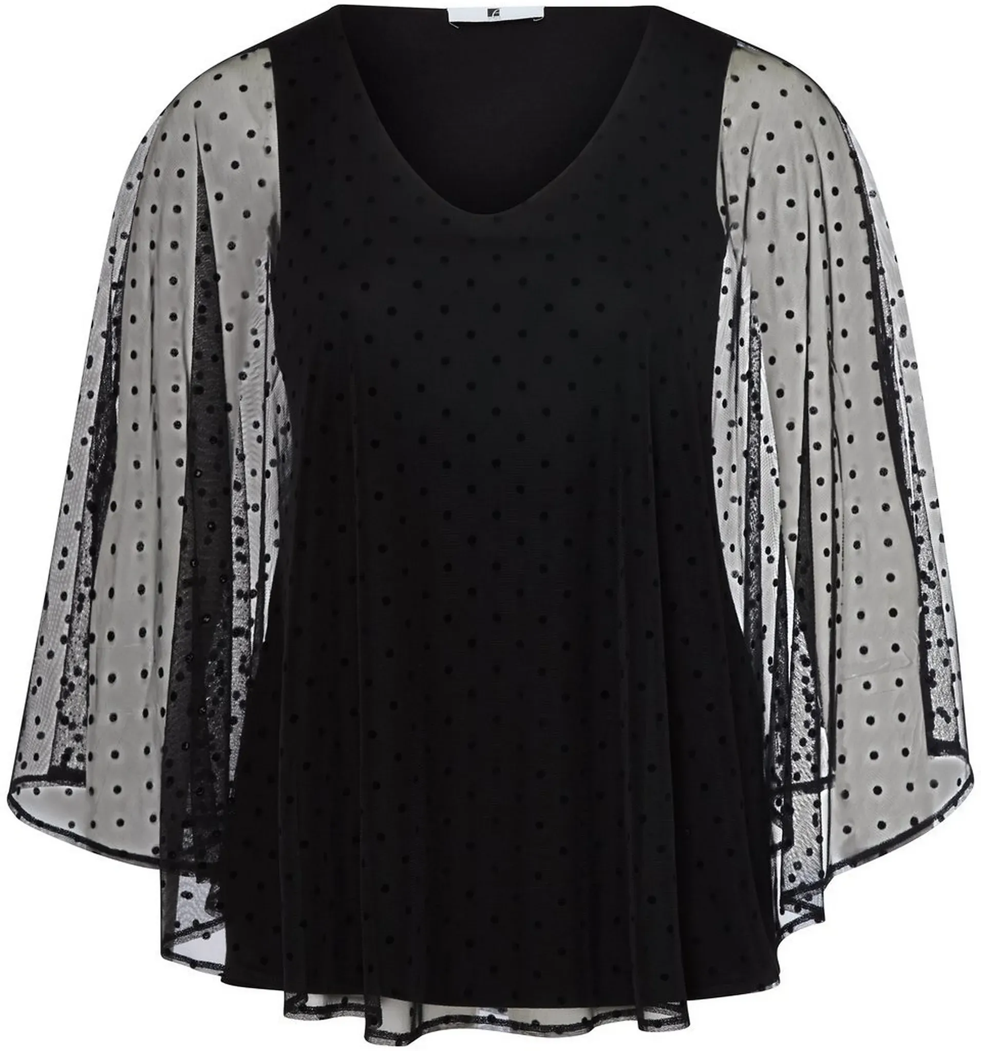 Mesh-Shirt Anna Aura schwarz