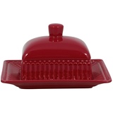 GREENGATE Butterdose Alice claret red Rot Klein 14x12 cm
