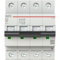 AEG EN63NC06 EN63N C06 Leitungsschutzschalter 6kA, C-Charakteristik, 6A, 3P+N