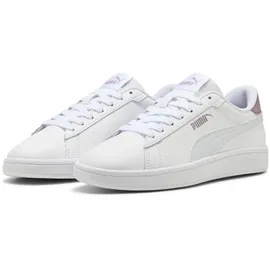 Puma Smash 3.0 L Herren Weite E White/Silver Mist/Plum Jam 46