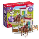 Schleich HORSE CLUB Pferdebox mit Hannah & Cayenne
