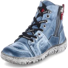 Krisbut Bequeme Stiefeletten Damen, blau, 38 EU