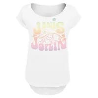 F4NT4STIC T-Shirt "PLUS SIZE Janis Joplin Pastel Logo", Damen,