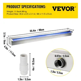 Vevor Wasserfall Spiller