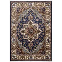 THEKO Handtuftteppich, Royal Heriz 60x90 cm,