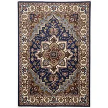 THEKO Handtuftteppich, Royal Heriz 60x90 cm,