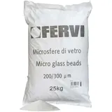 Fervi - 25 kg glass-mikrokügelchen sandstrahlkabine körnung 50 ÷ 70 0581