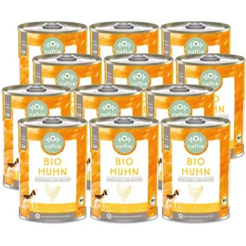 Naftie Bio-Hundefutter Huhn 12 x 400 g