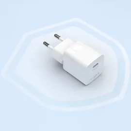 FIXED Mini GaN mit USB-C-Ausgang und PD-Unterstützung 65W weiß