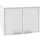 Fackelmann Waschmaschinen Aufsatzschrank 65 x 48 x 65,1 cm Weiß Holz