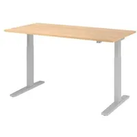 Hammerbacher Schreibtisch höhenverstellbar 1600x800x700 Platte Eiche