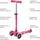 Micro Mobility Mini Micro Deluxe LED pink