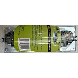 ChiliTec DELPHI Set 3 Steckdosen + 2-fach Rahmen 250V/ 16A, Steckanschluss, weiß