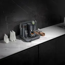 roastly munich Meraki Espressomaschine mit Mahlwerk Schwarz