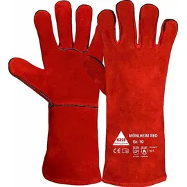 Hase Safety Gloves Mühlheim Red Schweißerhandschuh rot 8