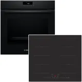 Bosch PKM Set Induktionskochfeld + Backofen 71 Liter Pyrolyse Flexzonen Booster