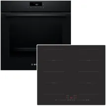 Bosch PKM Set Induktionskochfeld + Backofen 71 Liter Pyrolyse Flexzonen Booster