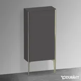 Duravit XViu Badkommode 50 x 89 x 24 cm Silber/Weiß