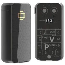 AugVape Druga Foxy 150W Box Mod Akkuträger Silber