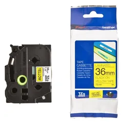 brother TZe-Tape TZe-161 Schriftbandkassette,Bandbreite:36mm