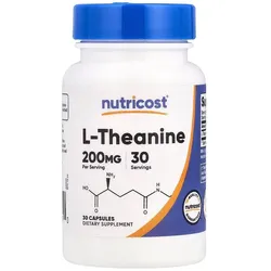 Nutricost L-Theanine 200 mg (30 Kapseln)