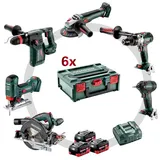 Metabo Combo Set 6.3.2 18V Akku Werkzeug SB SSD KH STA WB KS 5,5Ah CAS 685223000