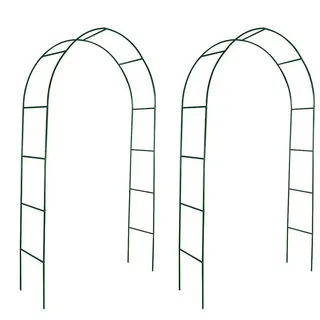 vidaXL Rosenbogen 39 x 140 x 240 cm Grün