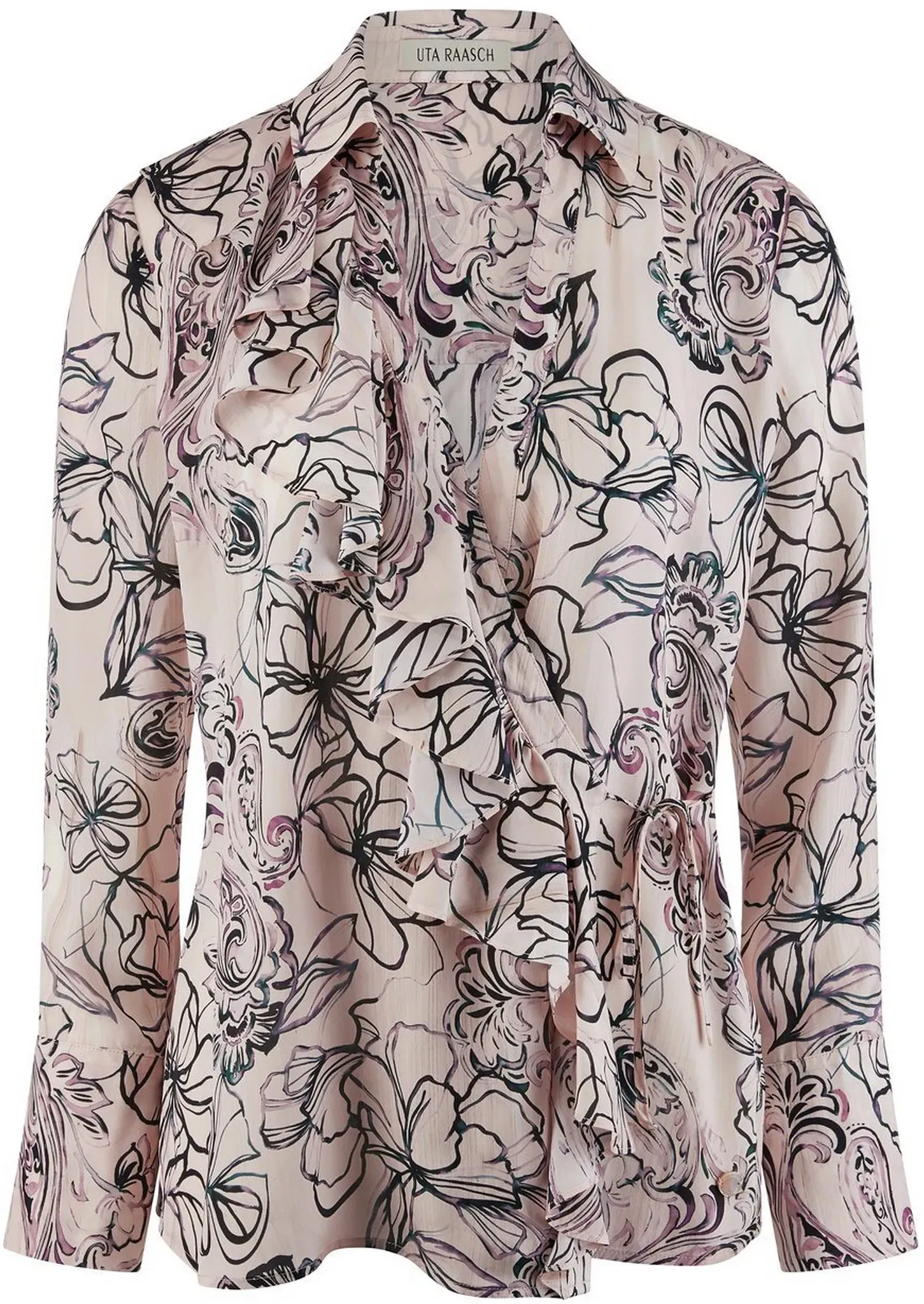 La blouse cache-cœur  Uta Raasch rosé