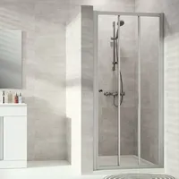 Hüppe Alpha 2 3-teilig für Nische, 4mm, 970-1020mm