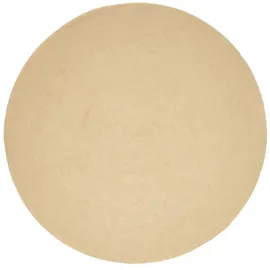 Homescapes Wendeteppich rund 120 x 120 cm Beige