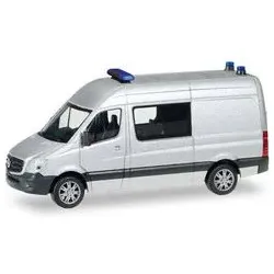 HERPA 012959 1:87 HERPA Minikit Mercedes-Benz Sprinter Halbbus, unbedruckt, silber