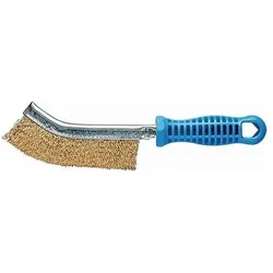 Pferd Handbürste HBG 10 MES L.265mm 0,3mm Messingdraht (MES) Besatz-L.25mm
