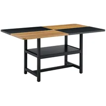Okwish 90 x 76 x 160 cm braun/schwarz