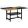 Okwish 90 x 76 x 160 cm braun/schwarz