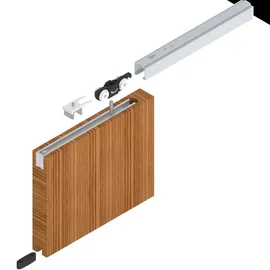 Helm Objekttür-Schiebetürbeschlag,73 ME-A,Materialkombination